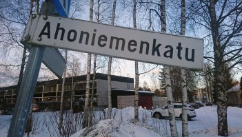 ahoniemenkatu kyltti